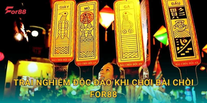 Trải nghiệm độc đáo khi chơi Bài Chòi For88